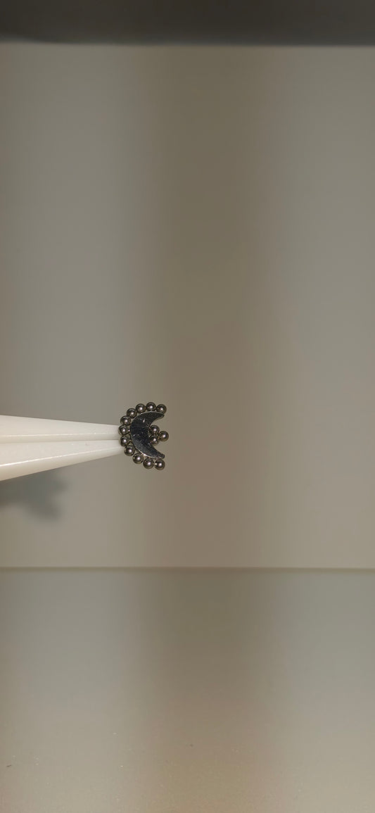 Piercing Labret Titanio figura luna
