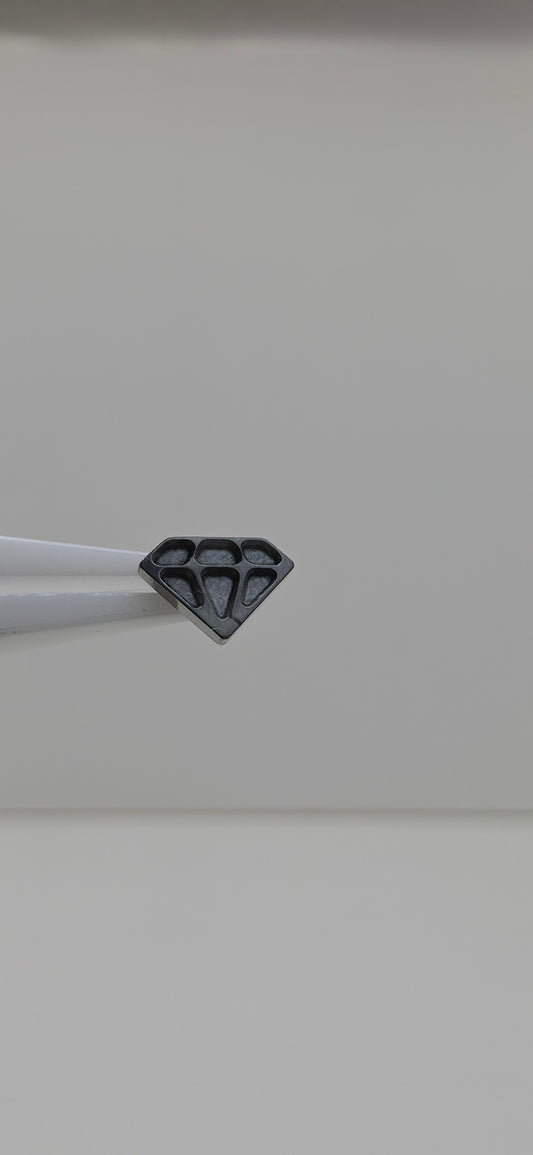 Piercing Labret Titanio figura Diamante