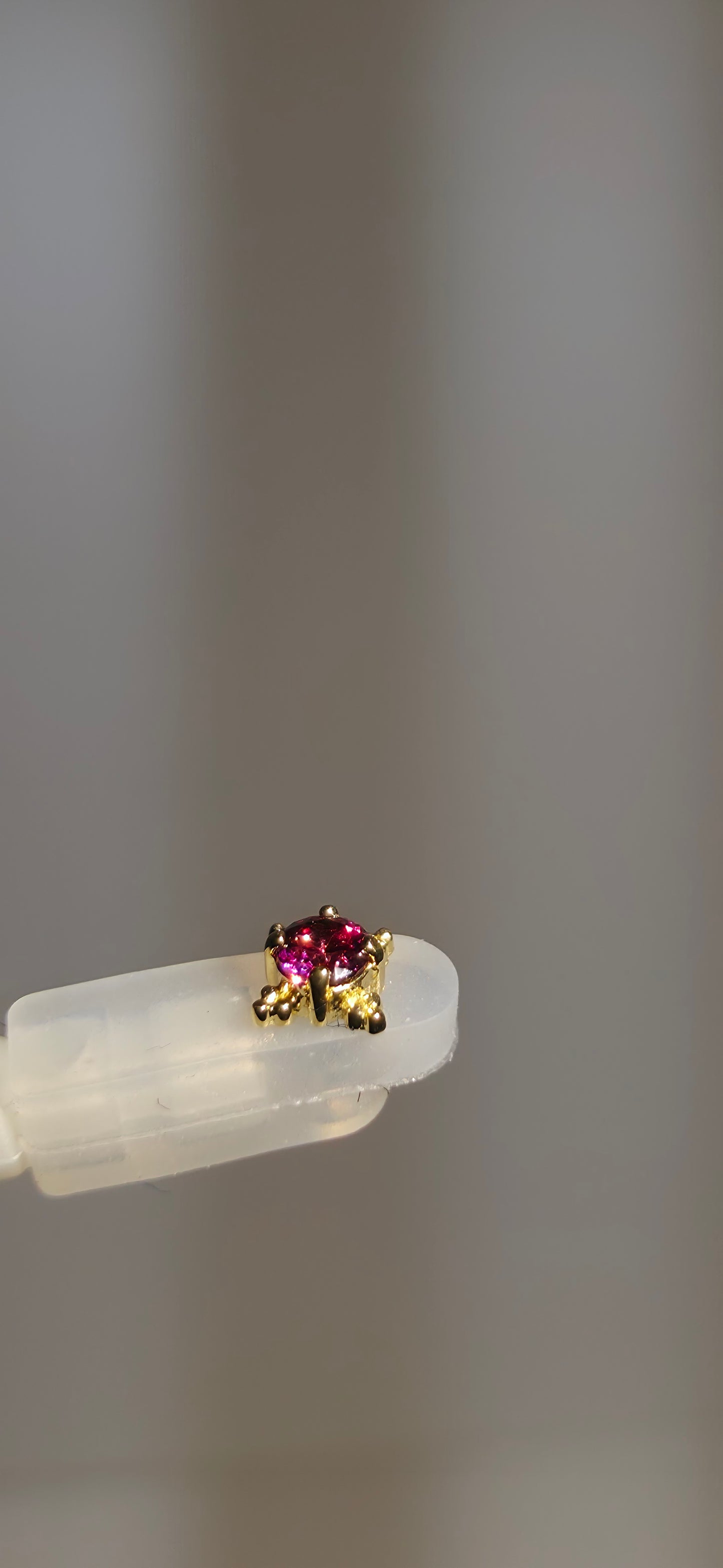 Zia cristales Swarovski en oro de 18k