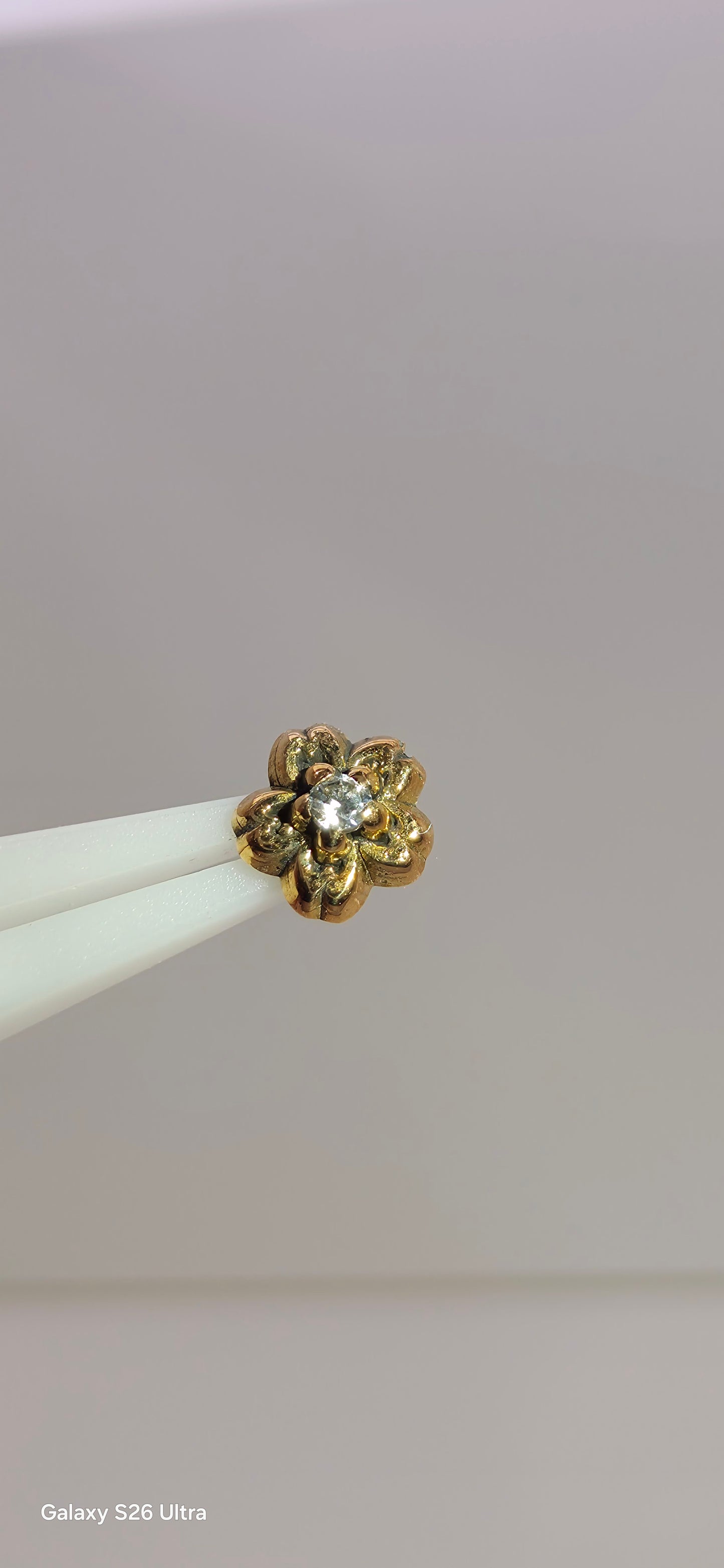 Cerezo japones 14k con cristales Swarovski