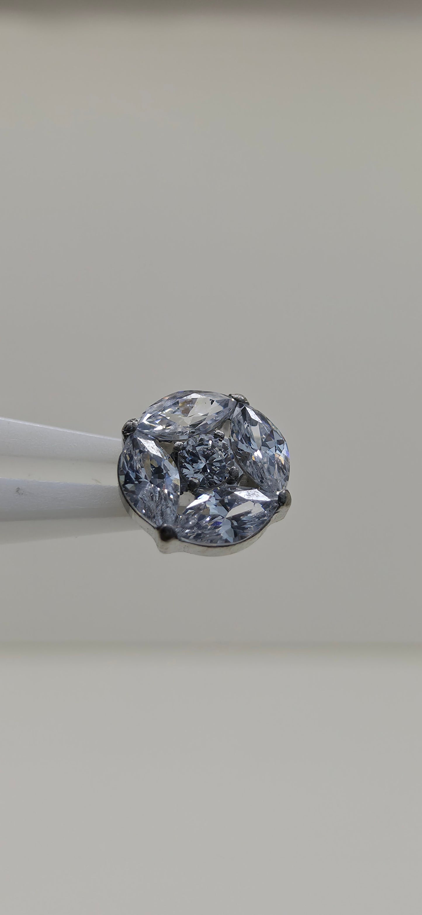 Piercing Titanio círculo Zirconias