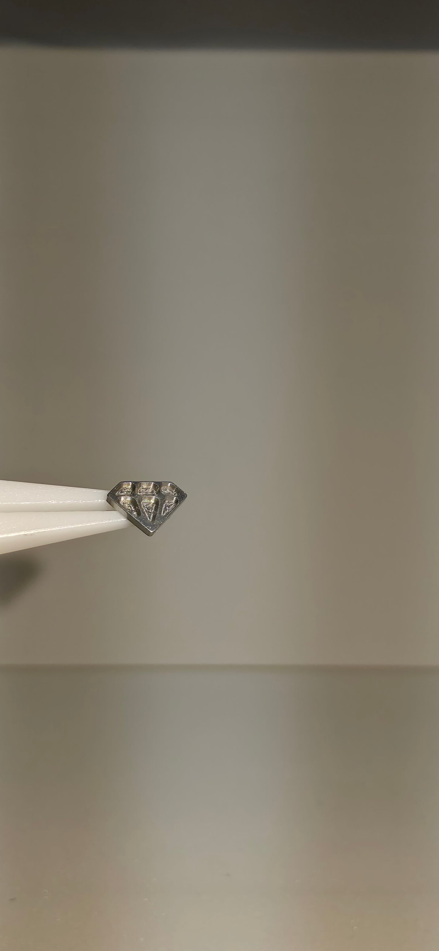 Piercing Labret Titanio figura Diamante
