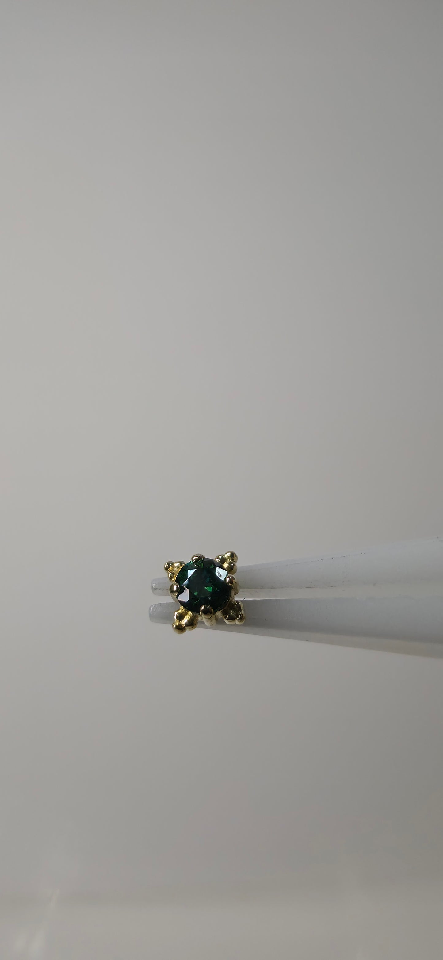 Zia cristales Swarovski en oro de 18k