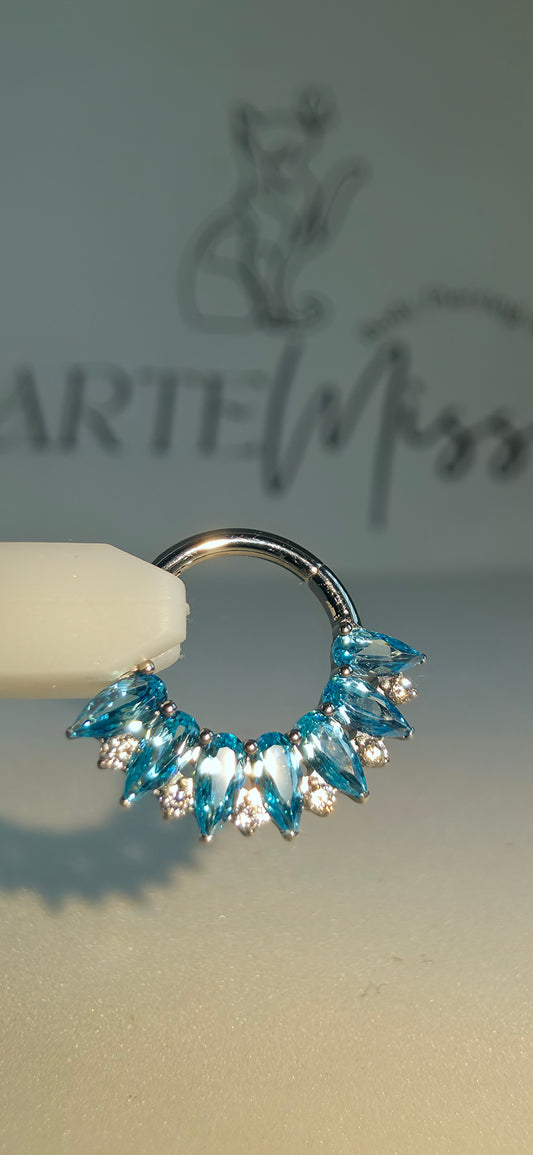 Clicker de Titanio con incrustaciones de zirconia