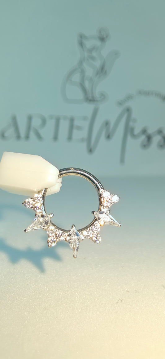 Clicker de Titanio con incrustaciones de zirconia