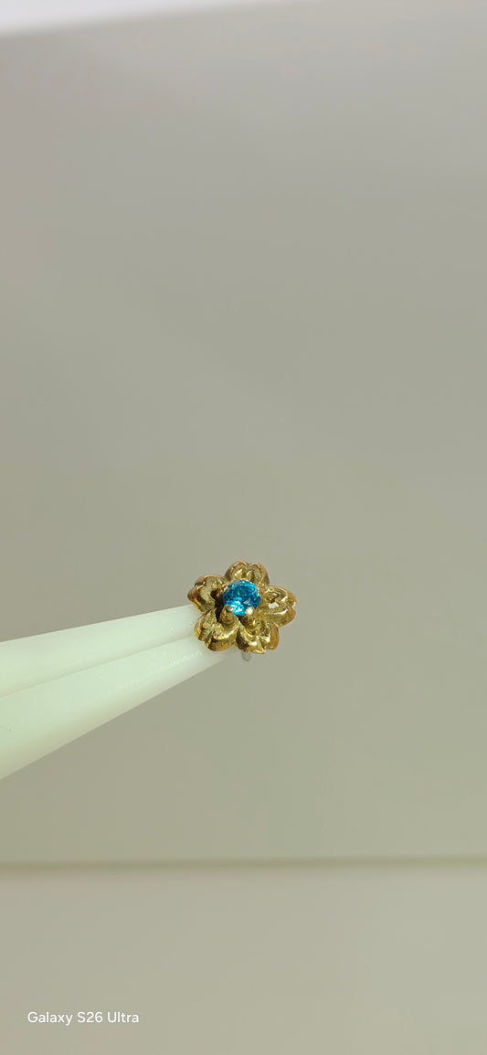 Cerezo japones 14k con cristales Swarovski