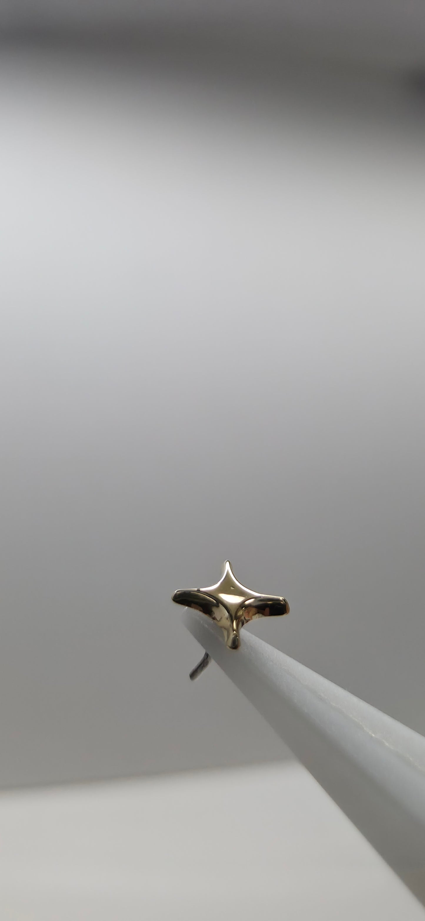 Destello en oro solido 14k pieza unitaria. Varias medidas