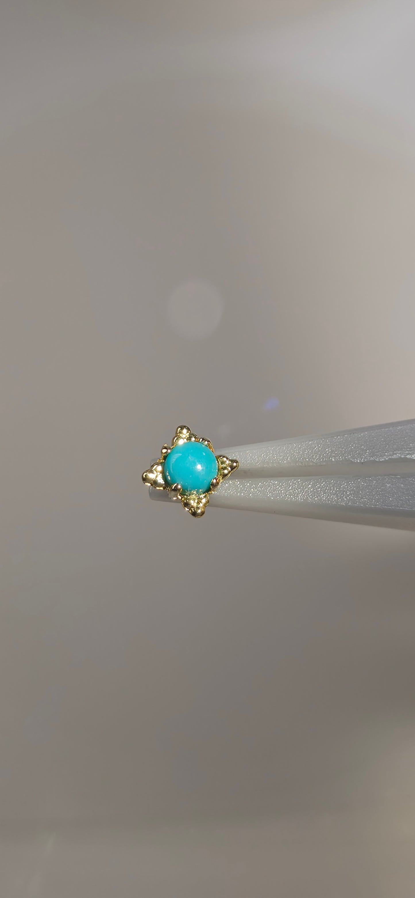 Zia cristales Swarovski en oro de 18k