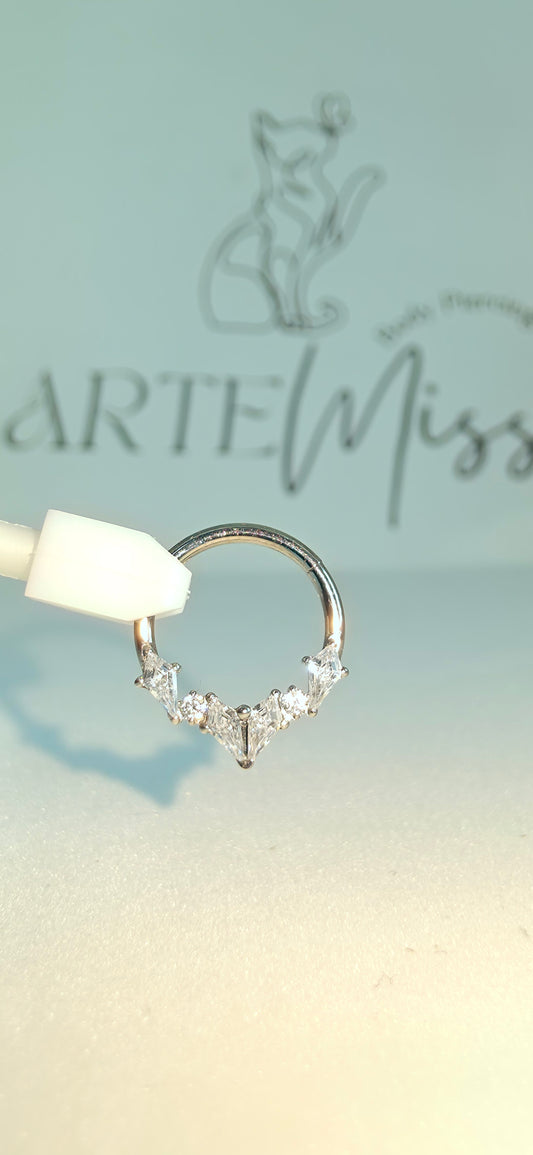 Clicker de Titanio con incrustaciones de zirconia