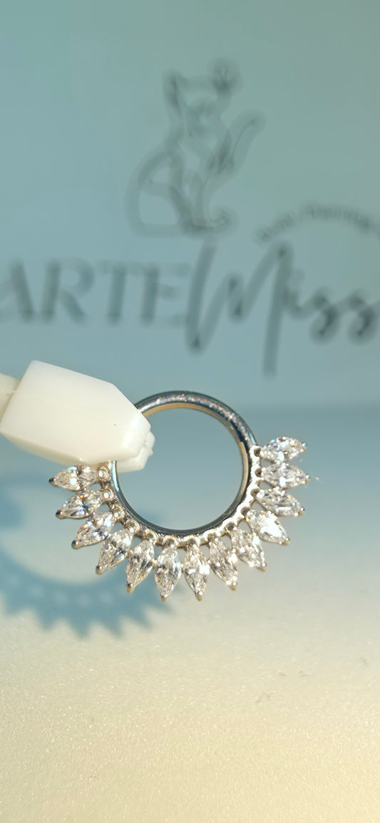 Clicker de Titanio con incrustaciones de zirconia