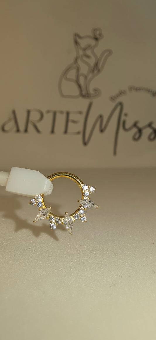 Clicker de Titanio con incrustaciones de zirconia