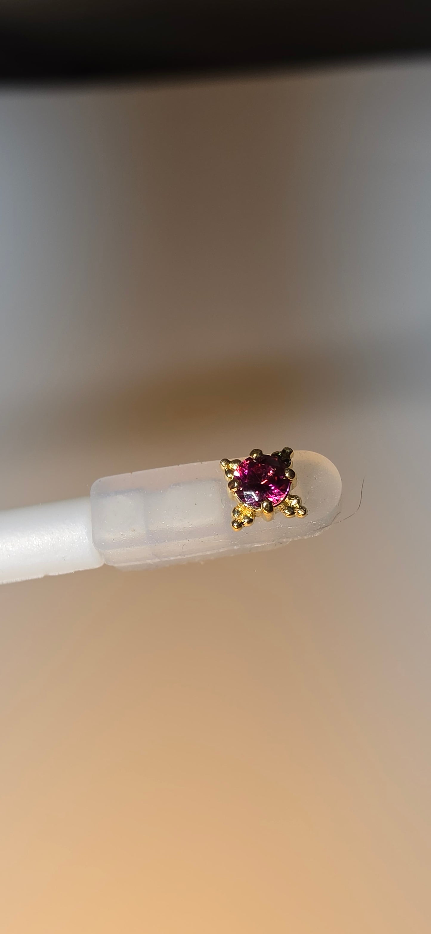 Zia cristales Swarovski en oro de 18k