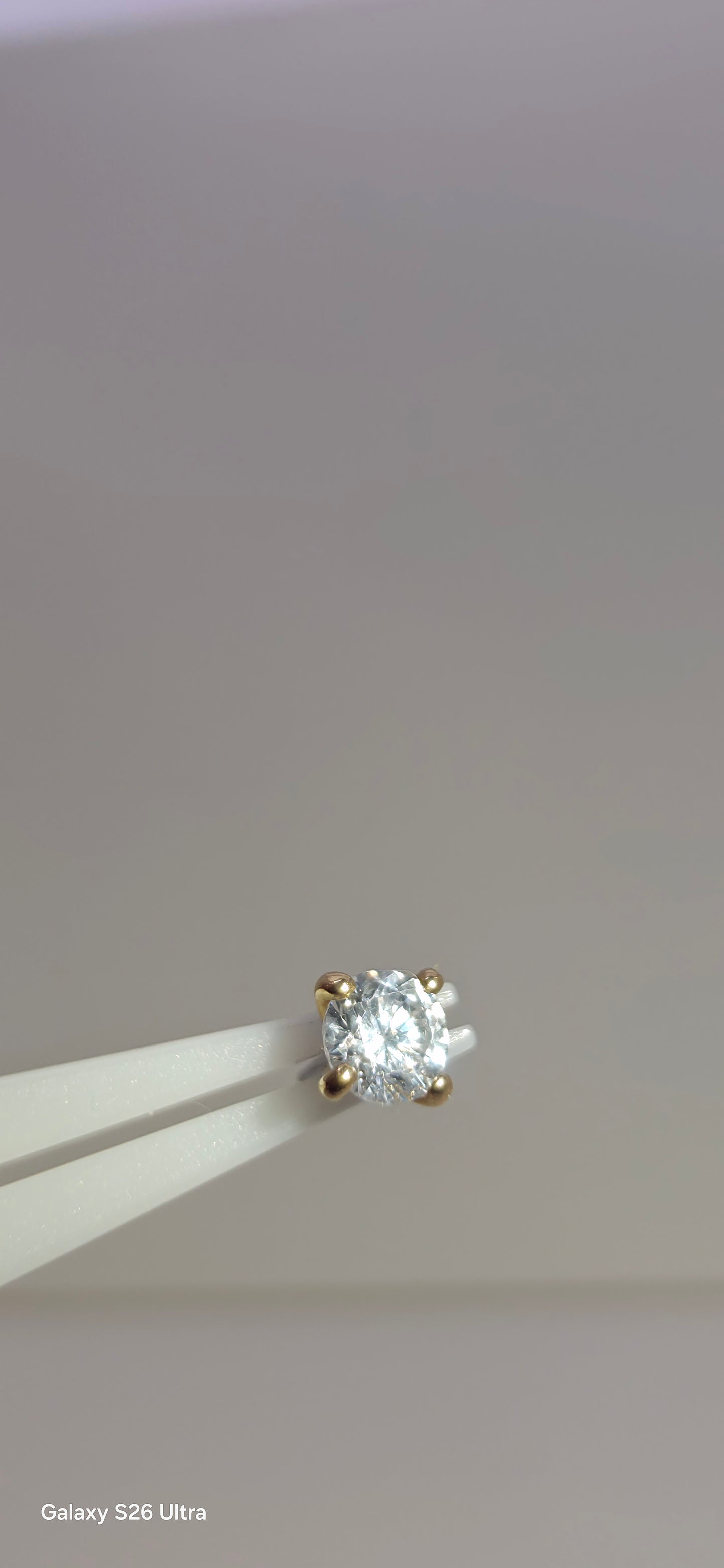 Zirconia en oro de 14k de 2mm 2.5mm y 3mm