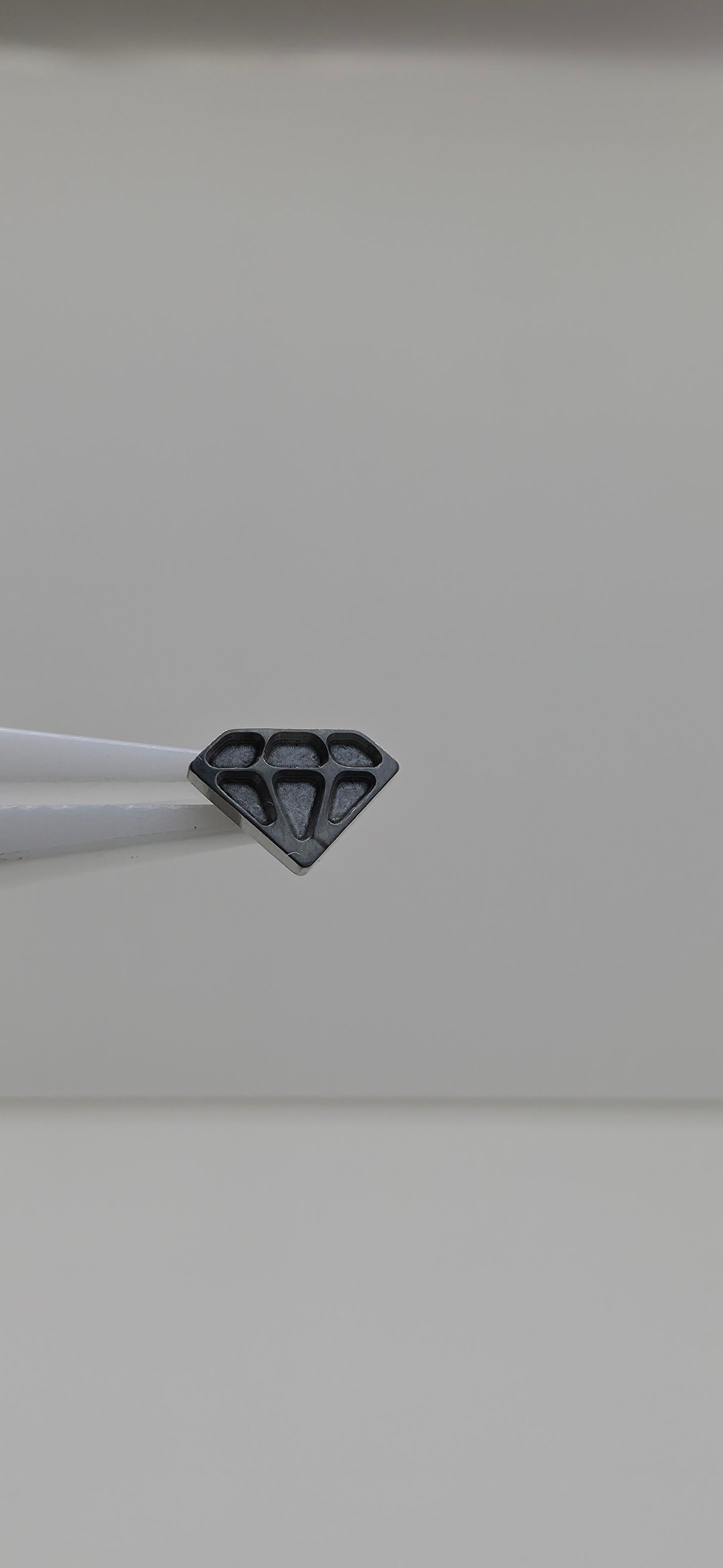 Piercing Labret Titanio figura Diamante